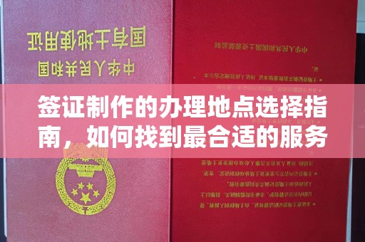 东丰签证制作的办理地点选择指南，如何找到最合适的服务点