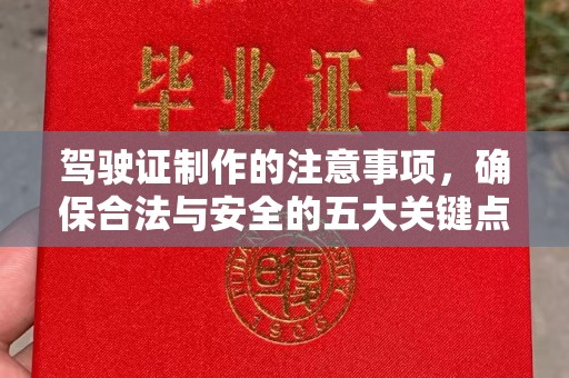 东丰驾驶证制作的注意事项，确保合法与安全的五大关键点