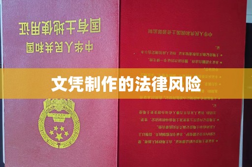 东丰文凭制作的法律风险