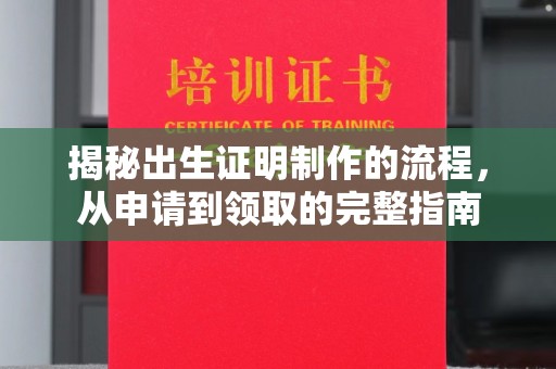 东丰揭秘出生证明制作的流程，从申请到领取的完整指南