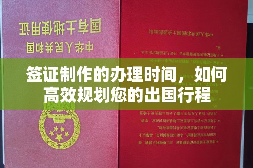 东丰签证制作的办理时间，如何高效规划您的出国行程