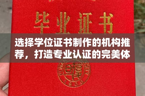 东丰选择学位证书制作的机构推荐，打造专业认证的完美体验