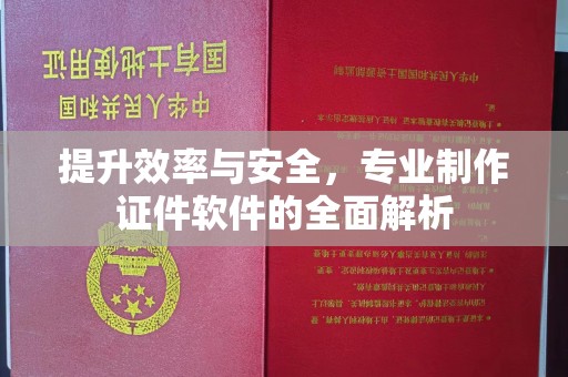 东丰提升效率与安全，专业制作证件软件的全面解析