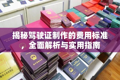 东丰揭秘驾驶证制作的费用标准，全面解析与实用指南