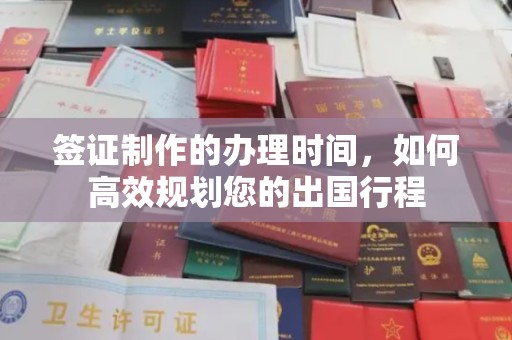 东丰签证制作的办理时间，如何高效规划您的出国行程