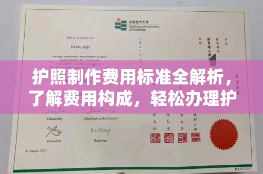 东丰护照制作费用标准全解析，了解费用构成，轻松办理护照